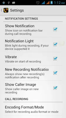 Call Recorder Ultimate android App screenshot 1